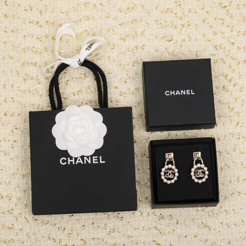 Ch*el earrings
